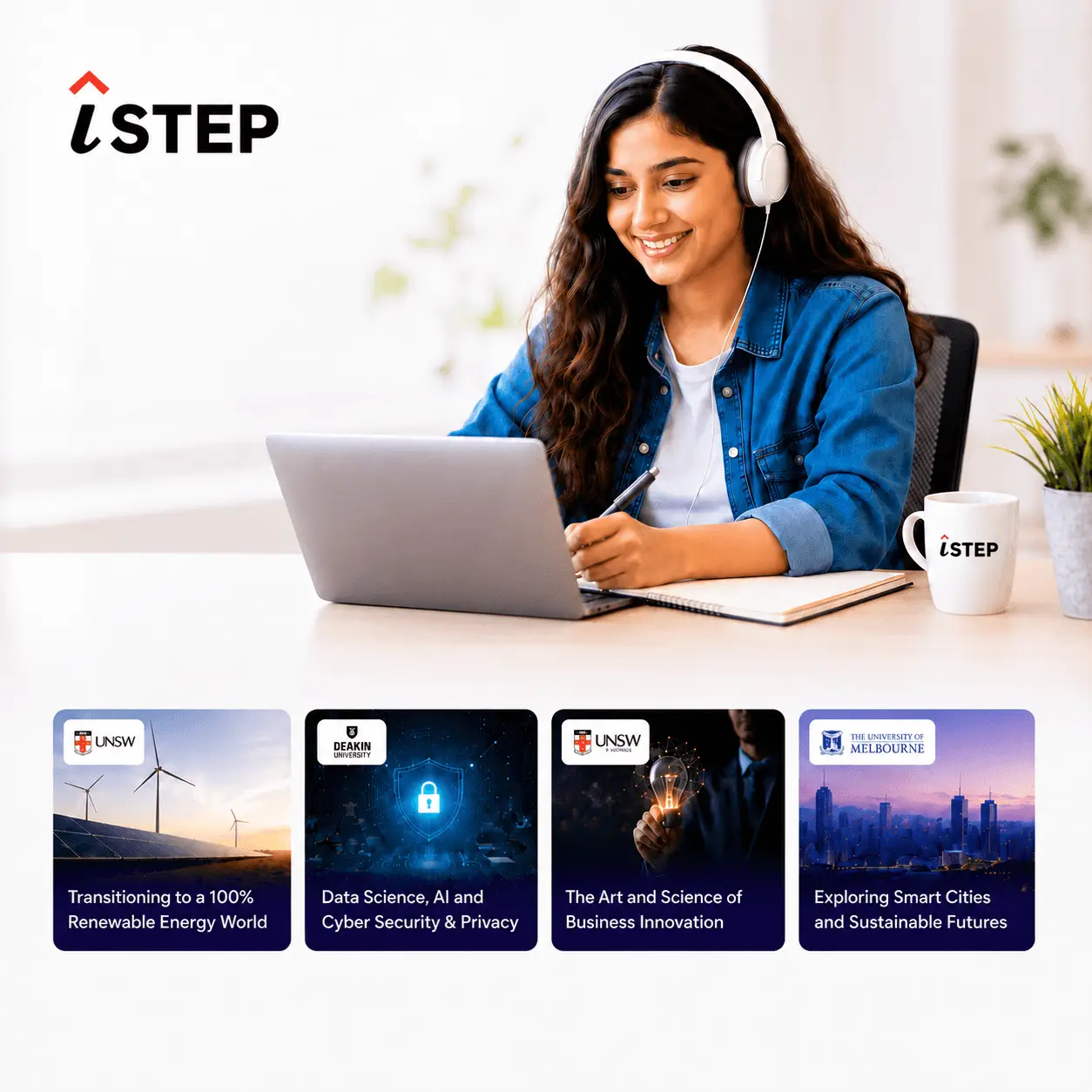 Students engaging with global education